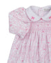 Delicate Blooming Bows Dress -Pink