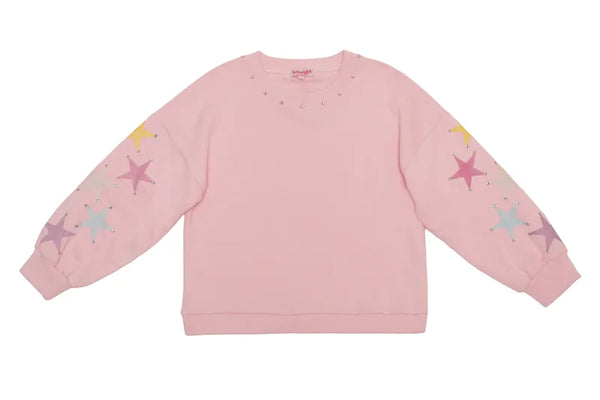 Star sweatshirt - Blush Pink