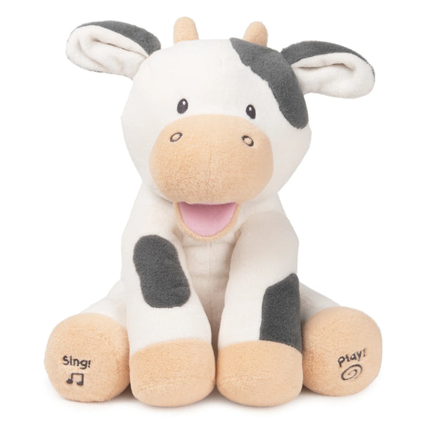 ANIMATED BUTTERMILK THE COW, 12 IN