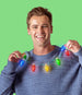 Jumbo Flashing Holiday Necklace