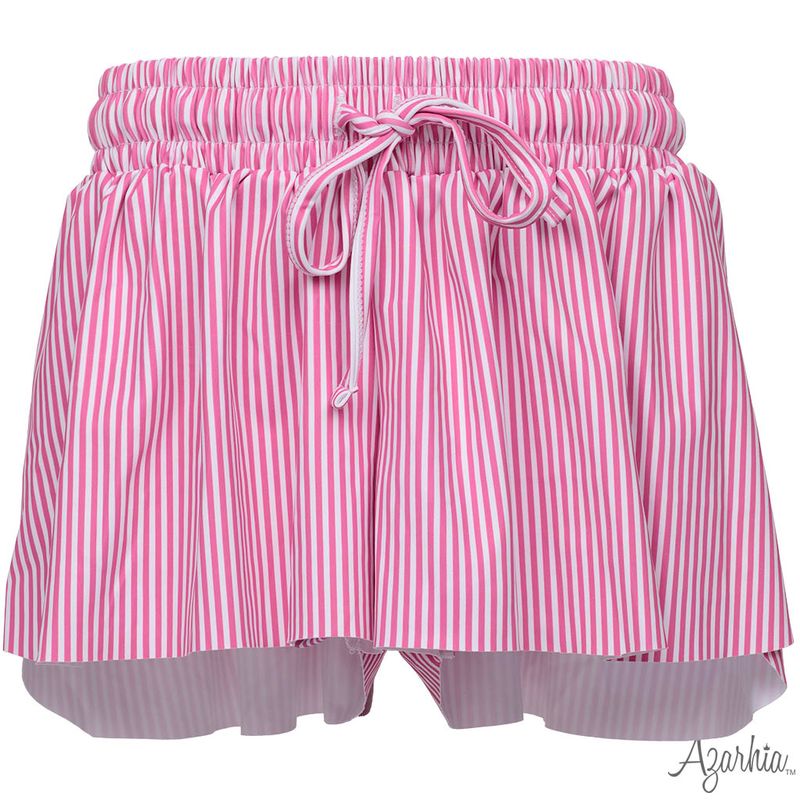 Hot Pink Stripes Butterfly Short