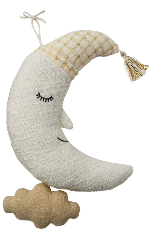 CLOUD & MOON MUSICAL CRIB PULL