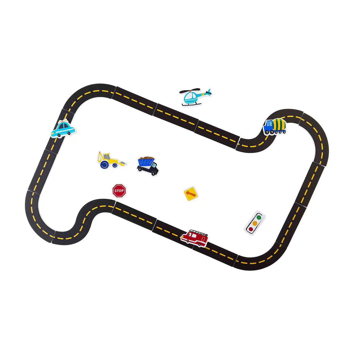 TRANSPORTATION BATH STICKABLE SET
