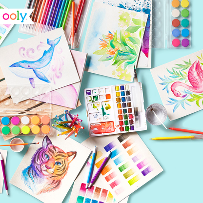 chroma blends watercolor brush markers