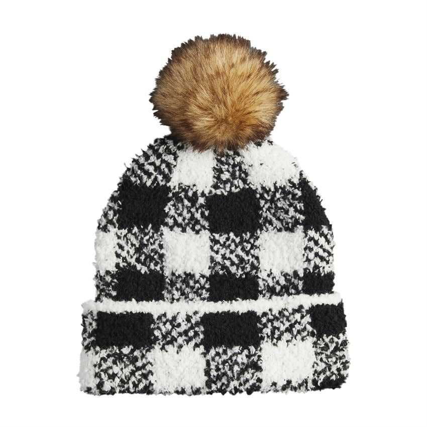 CHENILLE BUFFALO CHECK HAT - Infant 6/18M