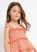 Smocked Strap Dress Girl - 3934