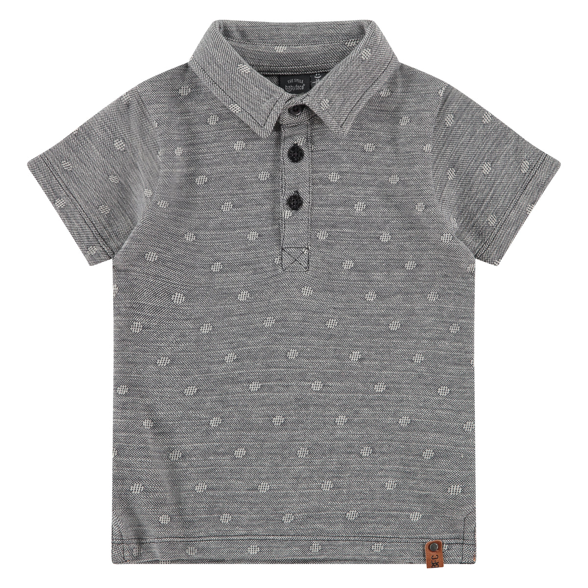 BOYS POLO SHORT SLEEVE -Smoke