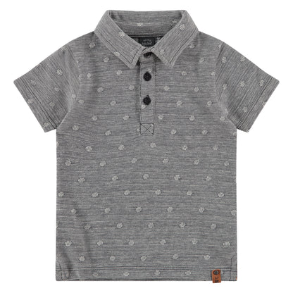 BOYS POLO SHORT SLEEVE -Smoke