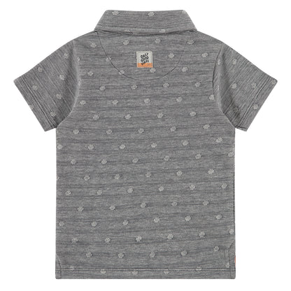 BOYS POLO SHORT SLEEVE -Smoke