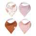 Ferra Baby Bandana Bib Set (4-pack)