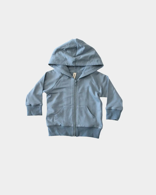 Baby Boy - Hooded Jacket in Slate Blue