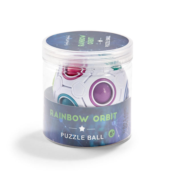 Rainbow Orbit Puzzle in Storage Container