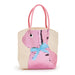 Sequin Bunny Tote Bag with Gingham Bow Tie