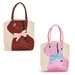 Sequin Bunny Tote Bag with Gingham Bow Tie