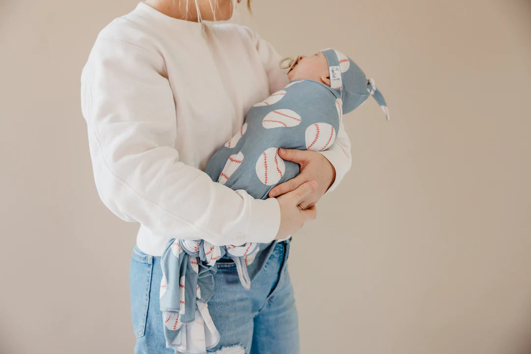 Slugger Knit Swaddle Blanket