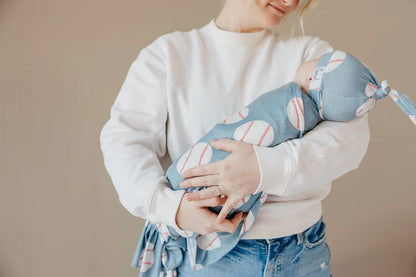 Slugger Knit Swaddle Blanket