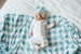 Lincoln knit swaddle blanket
