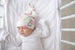 grace newborn top knot hat