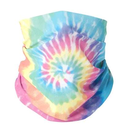 Pastel Tie Dye Gaiter Mask - Size 5-12 Years