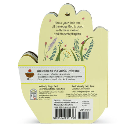 God Is Good Praying Hands Shaped Board Book