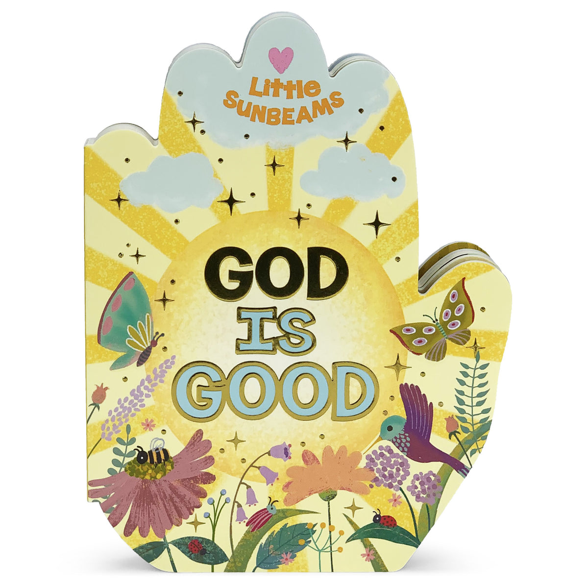 God Is Good Praying Hands Shaped Board Book