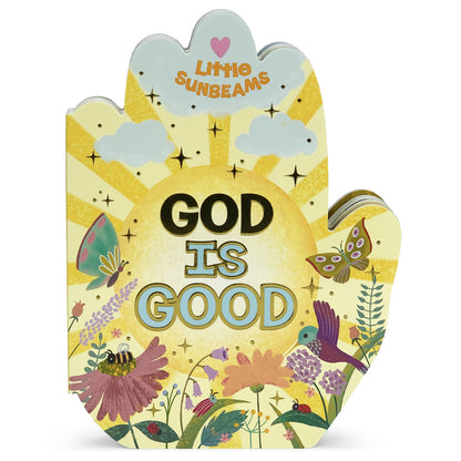 God Is Good Praying Hands Shaped Board Book