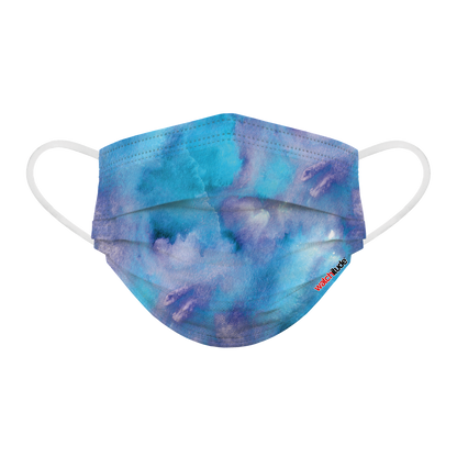 KIDS FUN MASKS (6-PACK) "RAINBOW TIE DYE” & “PURPLE TIE DYE” DESIGNS