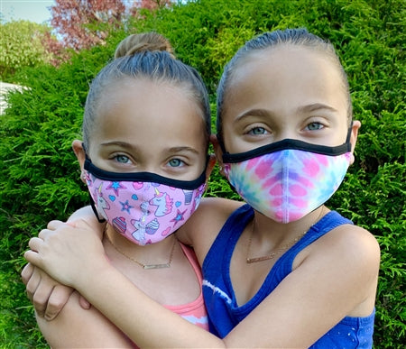 Unicorn Rainbow Face Mask - Size 3-7 Years