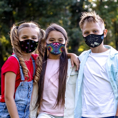 Primary Tie Dye Face Mask
