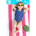 UPF 50+ Watermelon Print One-Piece Swim Suit | Navy