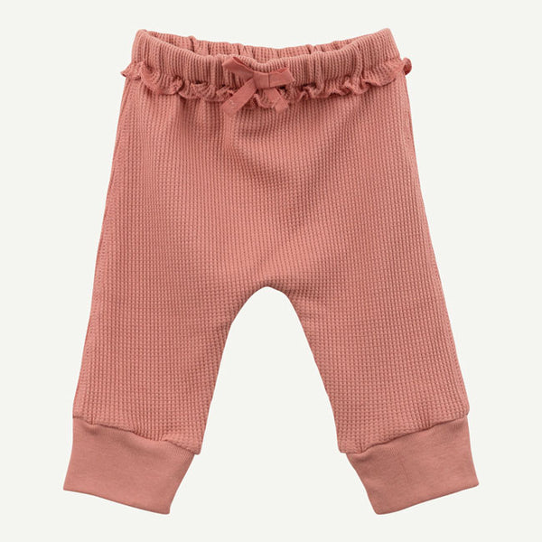 Coral Pink Thermal Pant