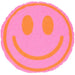 HAPPY FACE Chanille PILLOW
