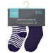 2-Pack Terry Newborn Socks - Navy