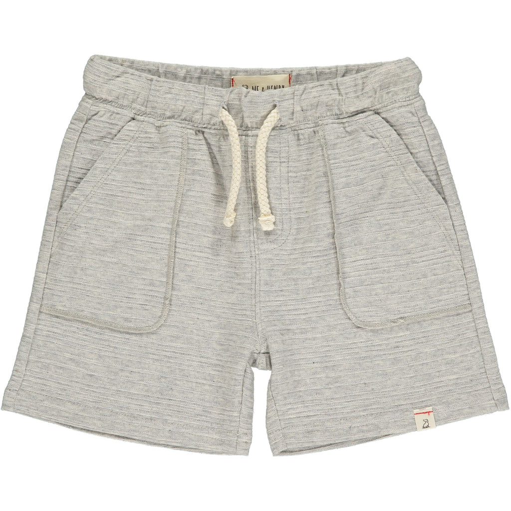 Me and Henry Grey ribbed shorts (HB875f)