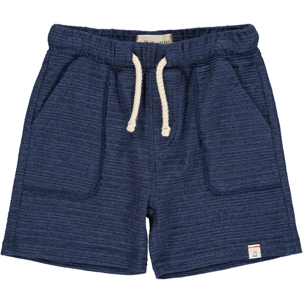 Me and Henry Navy ribbed shorts (HB875g)