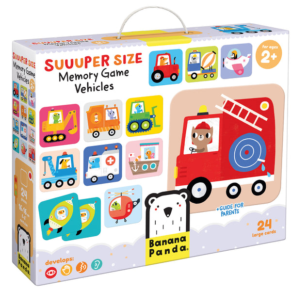 Suuuper Size Memory Game  Vehicles