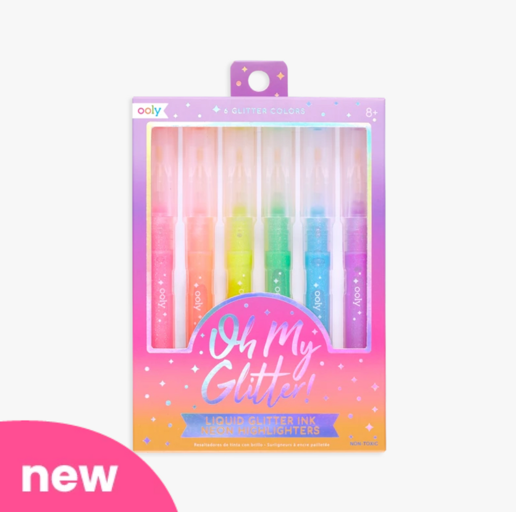 oh my glitter! neon highlighters