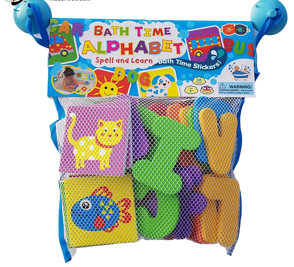 Buddy & Barney Alphabet Bath Time Stickers! Toy