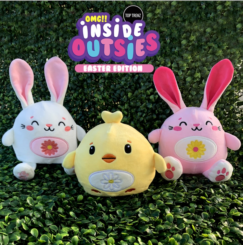 OMG Inside Outsies Reversible Plush - Easter Collection