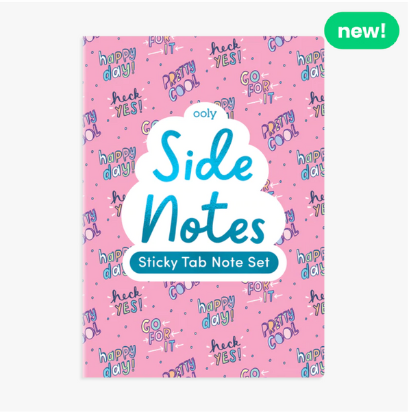 side notes sticky tab note pad - make magic