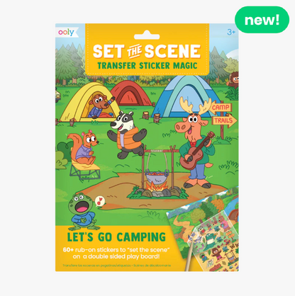 set the scene transfer stickers magic - let's go camping