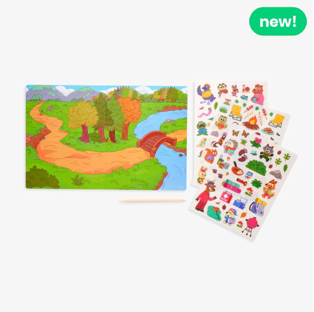 set the scene transfer stickers magic - let's go camping