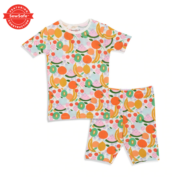 fruit of the womb modal magnetic 2 piece toddler PJ's