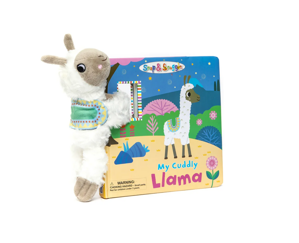 BUDDY & BARNEY Snap And Snuggle My Cuddly Llama