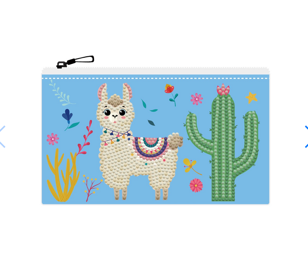 Llama Party Zipper Pouch