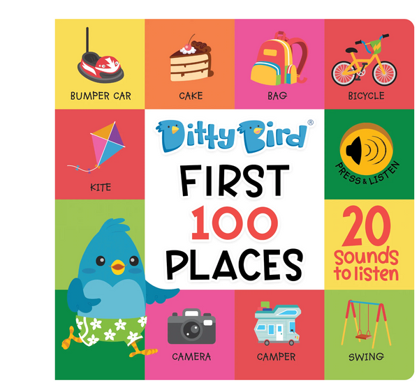 NEW! DITTY BIRD - 100 PLACES SOUND BOOK