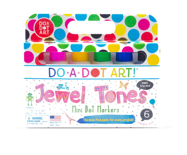 Mini Jewel Tone 6 Pack Dot Markers