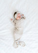 Oat Newborn Knotted Gown