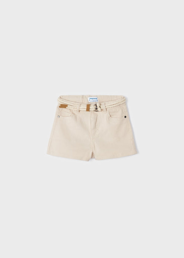 Belted Shorts Sustainable Cotton Girl