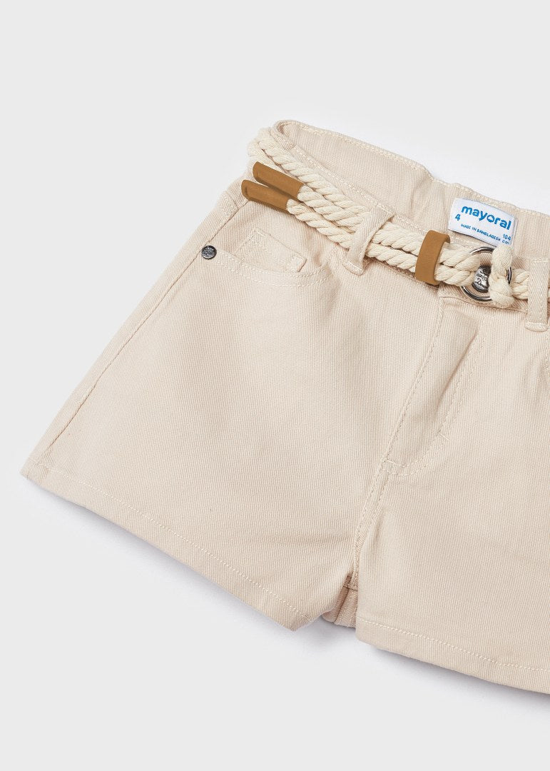 Belted Shorts Sustainable Cotton Girl